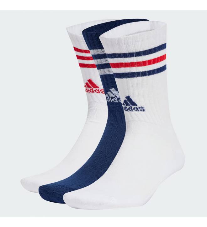 ADIDAS 3-Stripes Cushioned Crew Socks 3 Pairs - IY8643 ADIDAS 3-Stripes Cushioned Crew Socks 3 Pairs - IY8643